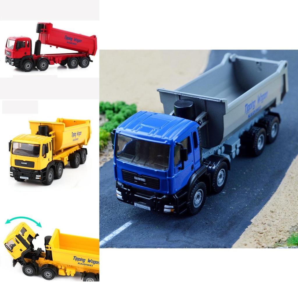 Exquisite 150 Alloy Diecast Model Dumper Truck Toy With Premium Craftsmanship For Kids
