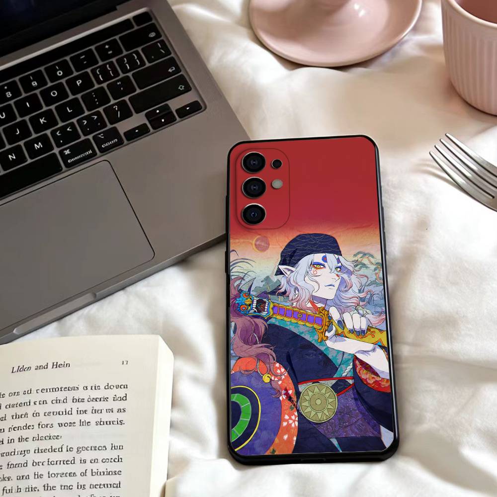 M-MONONOKE KAPITEL DIE ASCHE DER WUT Handyhülle Für Samsung S25,24,23,22,30,21,10,9,Ultra,Plus,Lite,FE,4,5 G Weiche Schwarze Hülle