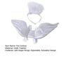 Pet Clothes Adjustable Pet Costume Set with Angel Wings Adorable for Photography Parties And Holidays
