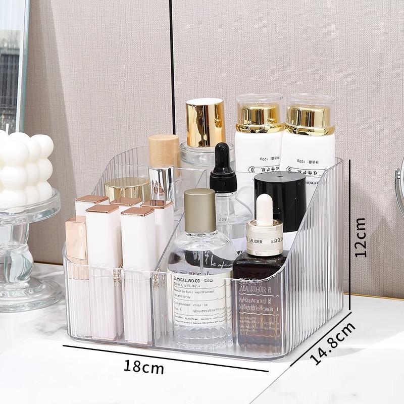 Luxury Transparent Acrylic Makeup Organizer for Dressing Table