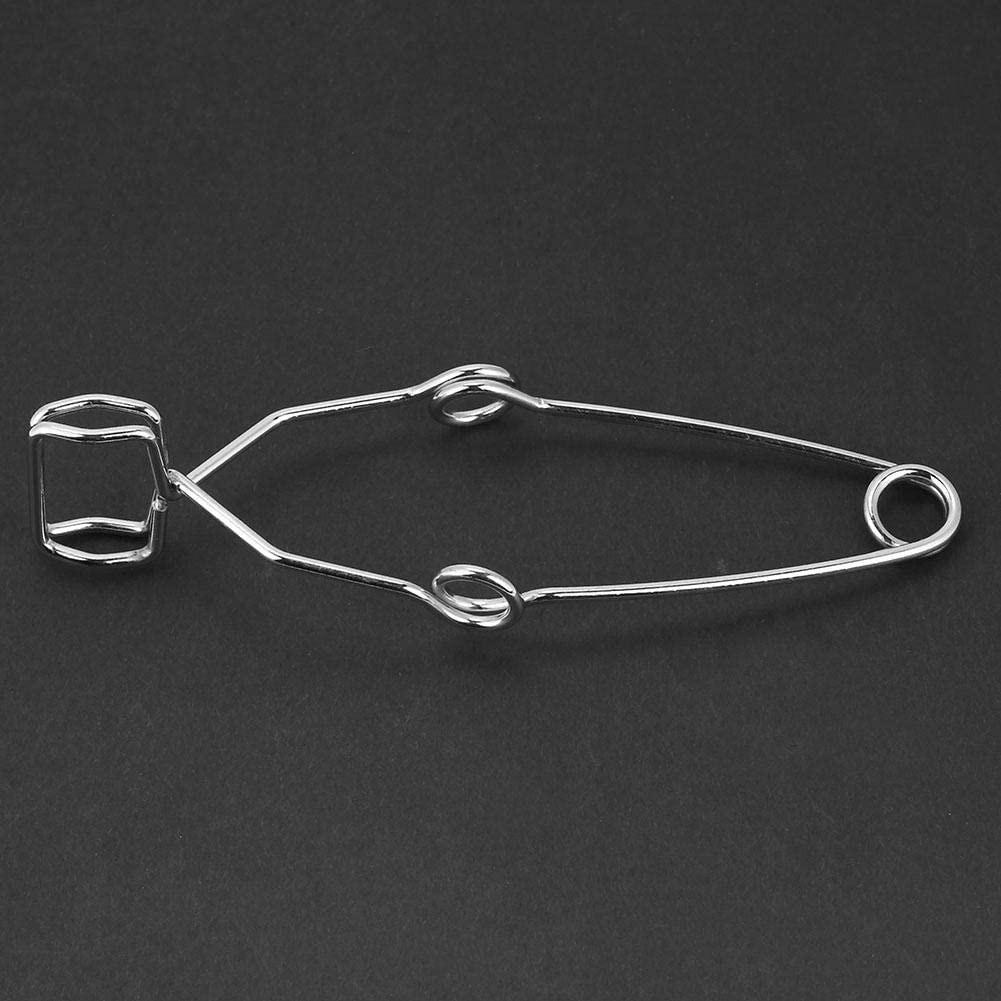 Laboratory Test Tube Clip Clamp Made of Spring Steel 14 5 cm Long Safe Handling for Test Tubes Under 5cm Diameter