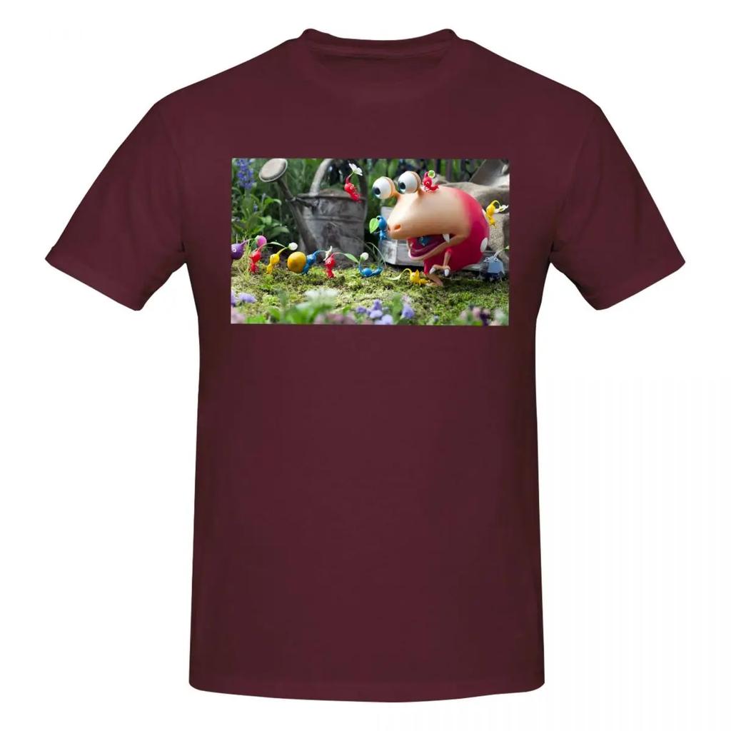 Pikmin Tshirt For Unisex Cotton Oversized T Shirts Unisexs Short Sleeve Round Neck Summer Clothes Tops S6xl