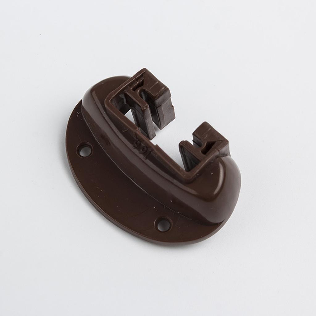 5set Drawer Track Guides and Glides Drawer Slides with Metal Backing & Screws for Dresser and Nightstand Drawers