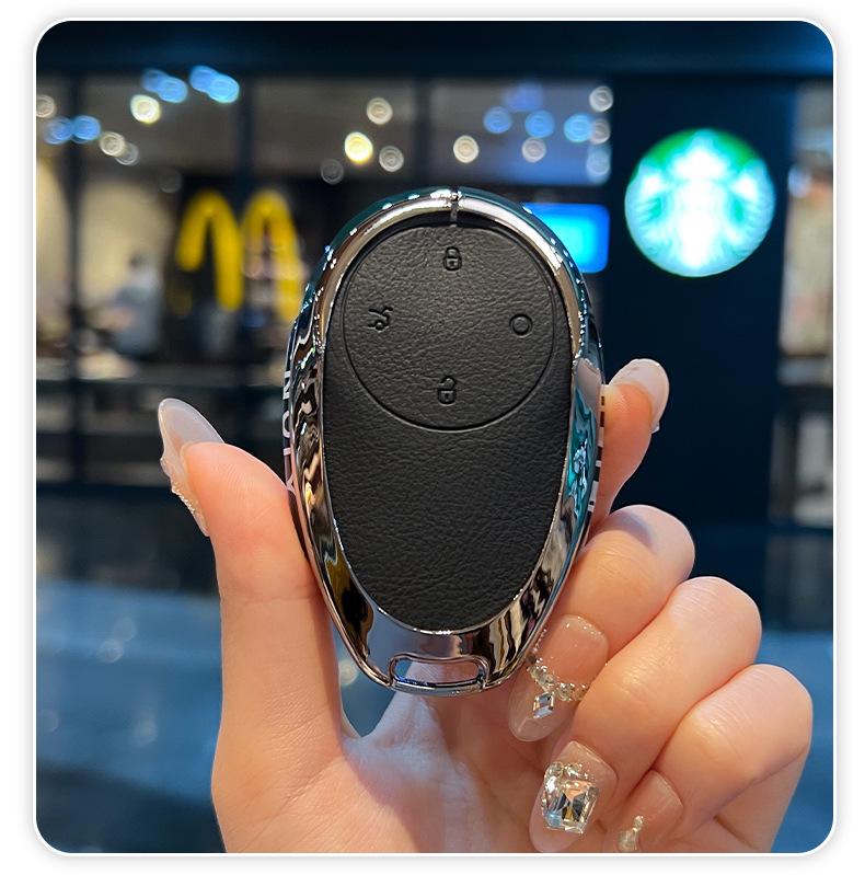 Toyota BZ3X Platinum Key Case with Remote Control Shell for 2025 Models