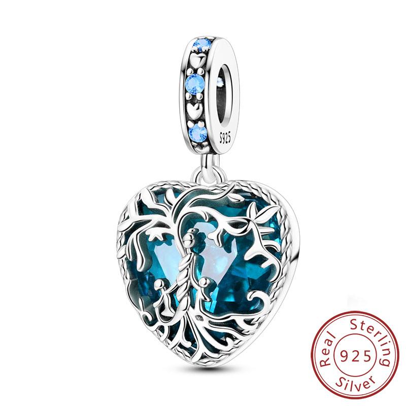 S Original Copper Charms Beads Cross Heart Whale Shark Airplane Charms Fit Bracelet Woman Diy Jewelry Gift