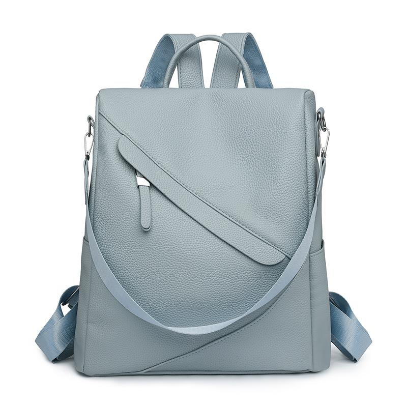 Outdoor Travel Bag PU Women's Large Capacity Backpack Multifunctional Shoulder Bag