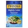 Chá de Ervas Descafeinado Twinings Flavored Nightly Calm, 20 Saquinhos de Chá, 29g (1.02oz)