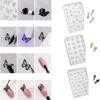 Crystal Silicone Nail Mold Nail Decors Molds Silicone Stamps Nail Decors Mould Nail Decors Stamping Tools for Nail Decor