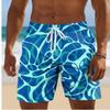 Summer Men's 3D Printed Beach Shorts Fashion Versatile Trend Breathable Casual Vacation Style