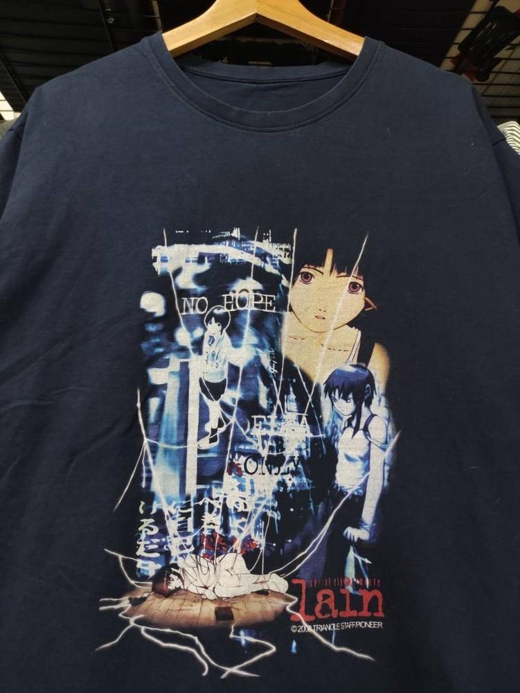 

Serial Experiments Lain Anime Navy Color Unisex Tshirt Remake S5XL WA2703 Unisex T-Shirt XXXXL