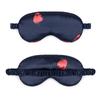 1Pc Printing Imitated Silk Sleeping Mask Eyepatch Eye Cover For Travel Relax Sleeping Aid Eye Patch Shading Eye Mask