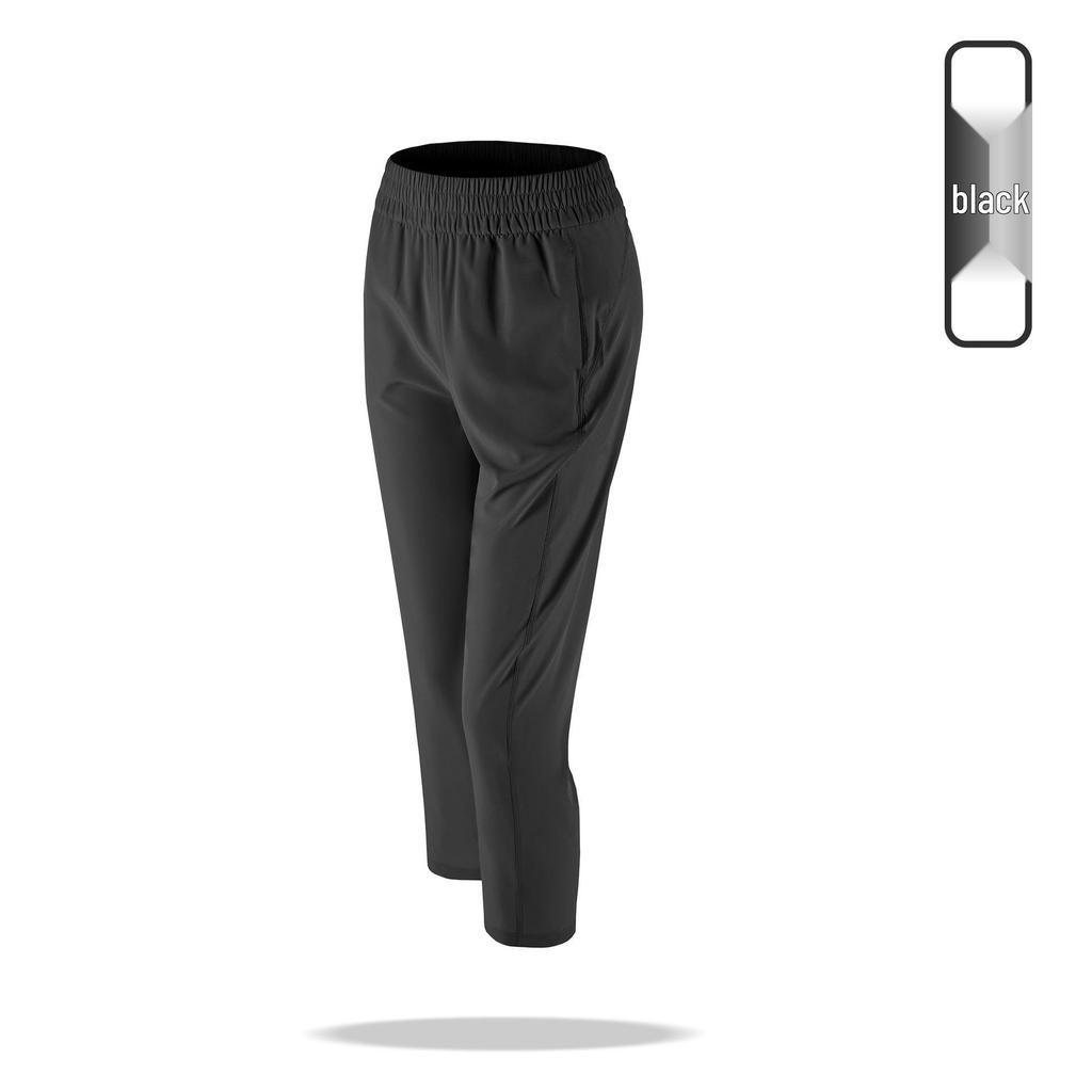 Aidu Women's Quick-Dry Casual Cycling Pants: Loose, Sun-Protective, Light, and Ideal for Outdoor Training and Fitness.