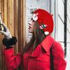1Pc Christmas Hat Beret Headwear Xmas Wool New Year Dress Up
