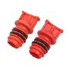 Kunststoff Luftkompressor Rot 17mm 2Stk Zubehör Bequemlichkeit
