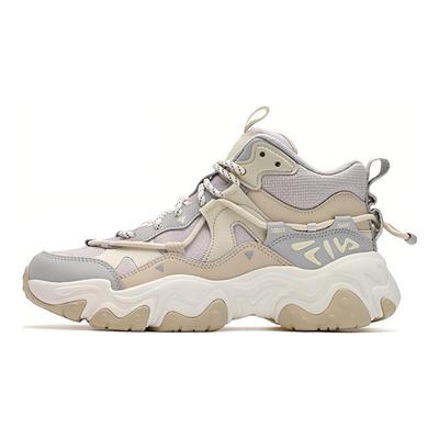 Fluido 5 Zampa di Gatto 5.0 Tessuto Pelle Sintetica Gomma Ammortizzante Resistente all'Usura Mid Top Scarpe Casual Donna Scarpe Casual Beige F12W412116FVW