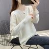 Sweater Women 2025 New Fashion Short Embroidered Pullover Lace Knitwear Thin Loose Openwork Trending Sweater Autumn and Winter