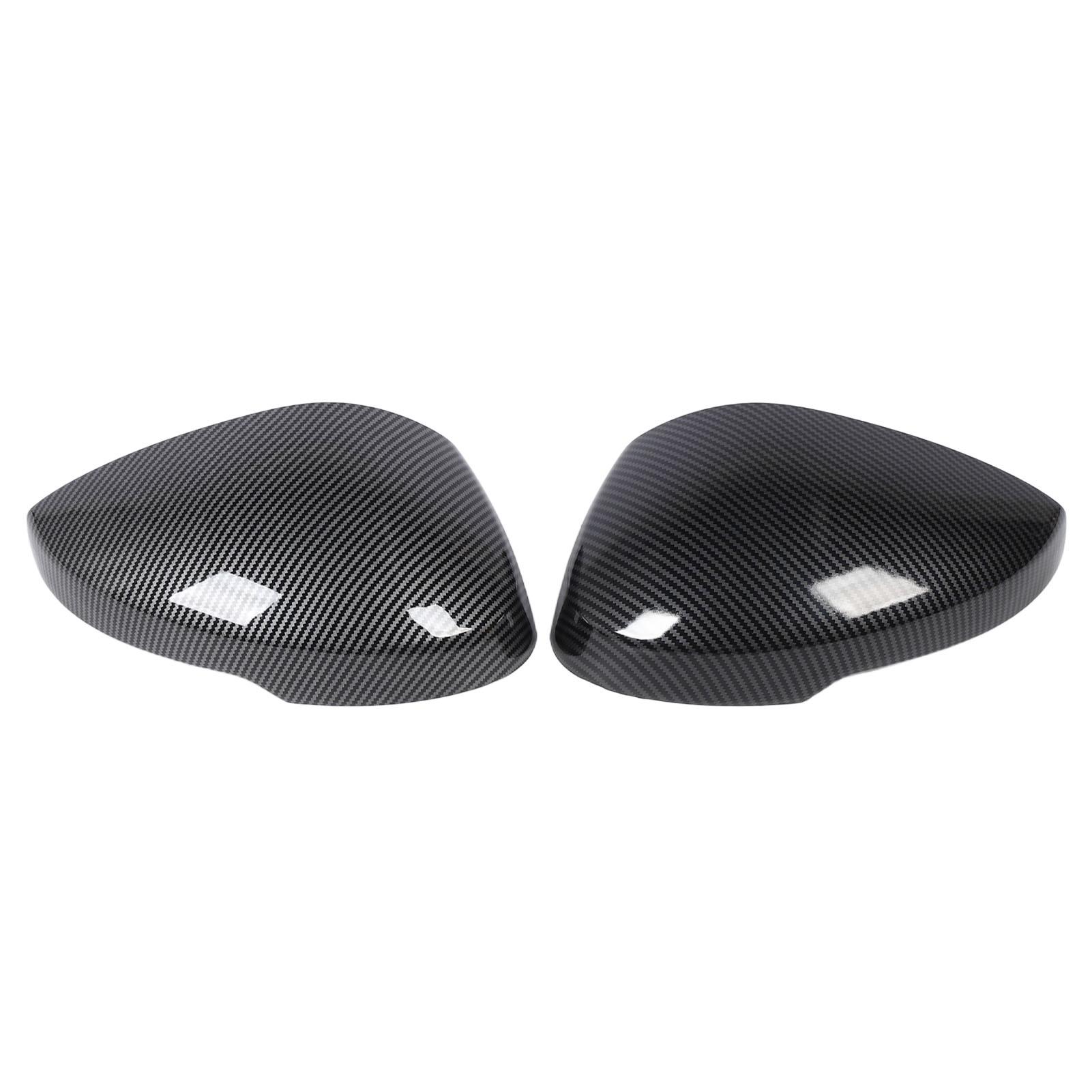 

1 пара накладок на боковые зеркала левая правая стиль карбонового волокна защитные атмосферостойкие корпуса зеркал заднего вида