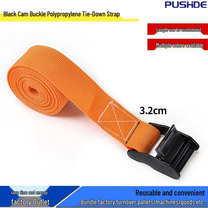 Zinc Alloy Cam Buckle Polypropylene Strap for Cargo Tie-Down