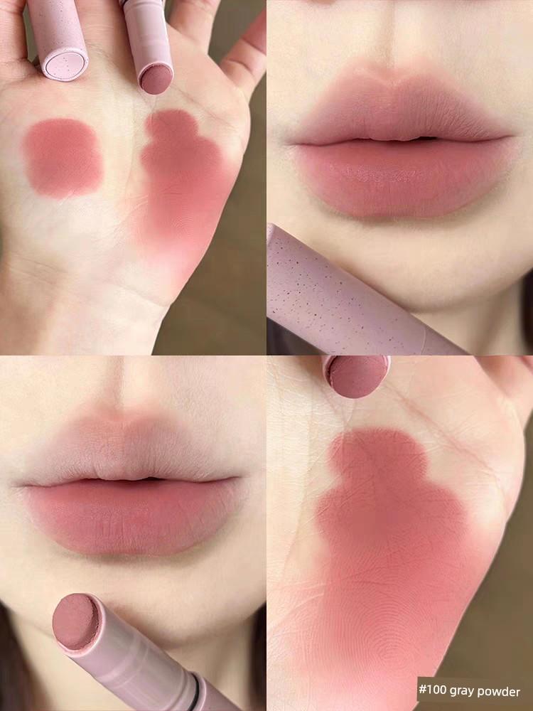 Fermented Color Powder Mist Lipstick Pen Matte Mist Powder Brown Retro Spring Autumn Winter