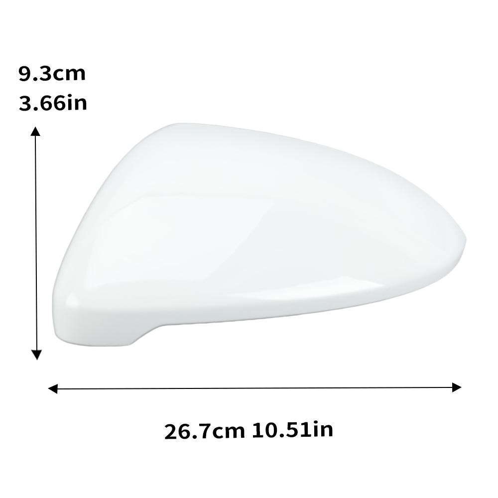 Rearview Mirror Cover Cap For Volkswagen Golf7 MK7 MK7.5 Touran 2013 2014 2015- White Side Door Mirror Cap Car Accessories