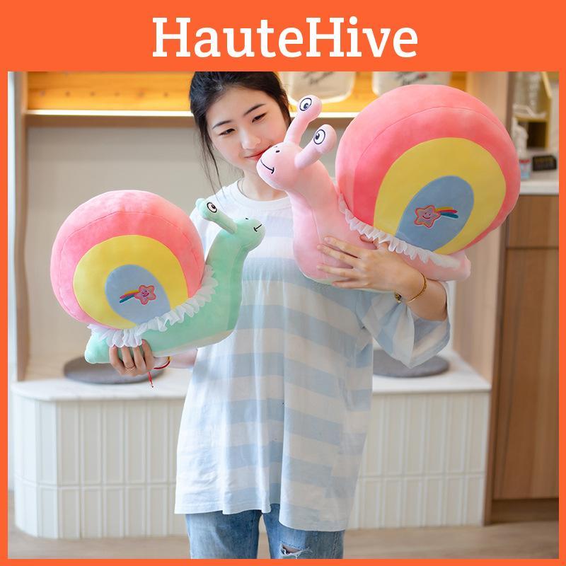 Adorable Snail Color Plushie Toy Cartoon Doll Girl Kid Companion Gift Birthday