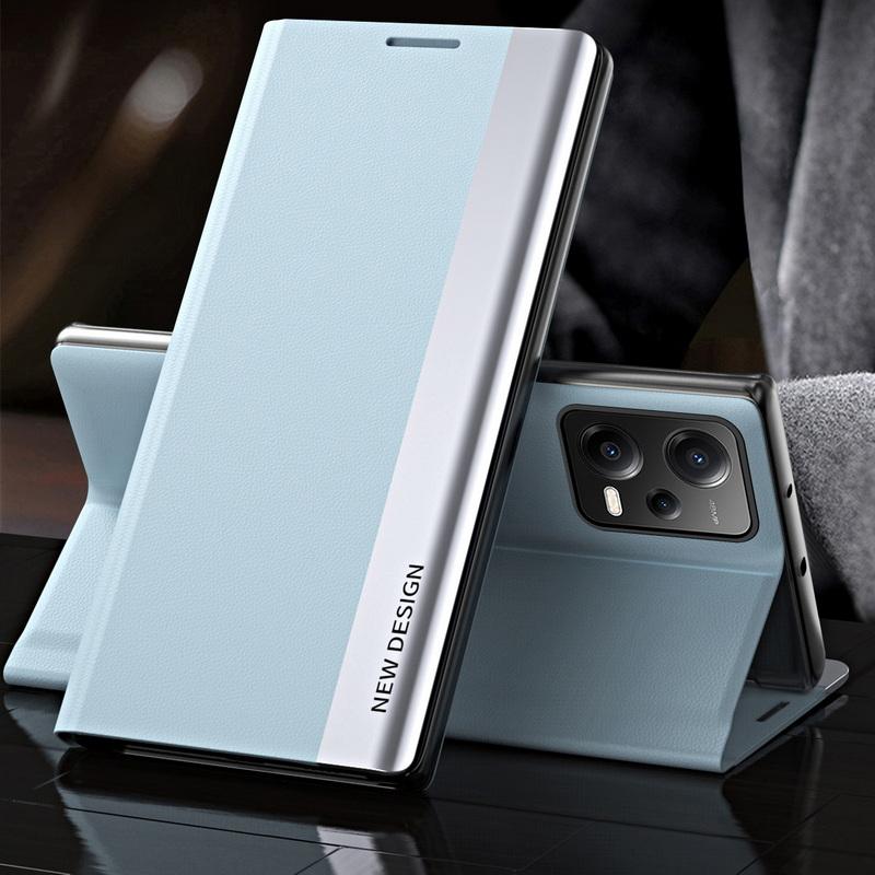 Custodia A Libro In Pelle PU Con Portafoglio Per Xiaomi Mi 13 Ultra – Blu Scuro, Con Supporto E Slot Per Carte