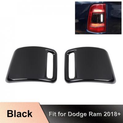 Černý kryt zadního světla Ochranný lem Dekorace Pro Dodge Ram 1500 18+