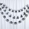Pumpkin Black Pumpkin Banner Paper Hallween Hanging Garland Hanging Flags   Festival