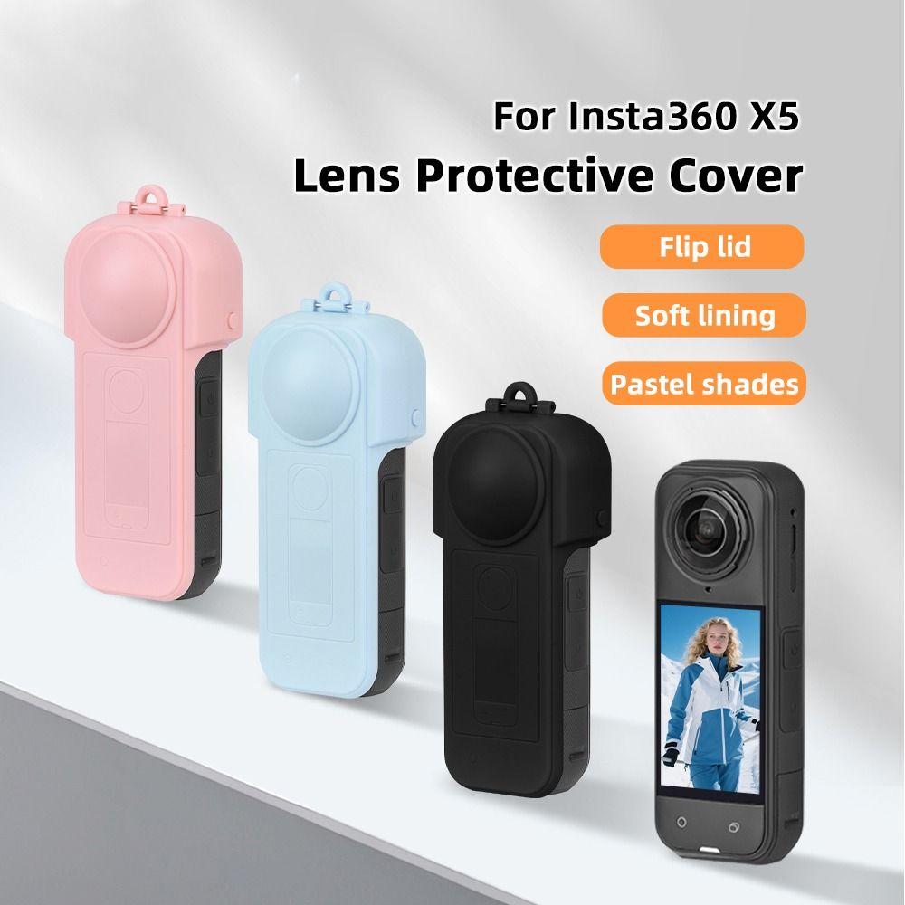 2-IN-1 Lens Cover Flip Cover Anti-Scratch Screen Protective Cover Shockproof Dustproof Screen Protector for Insta360 X5