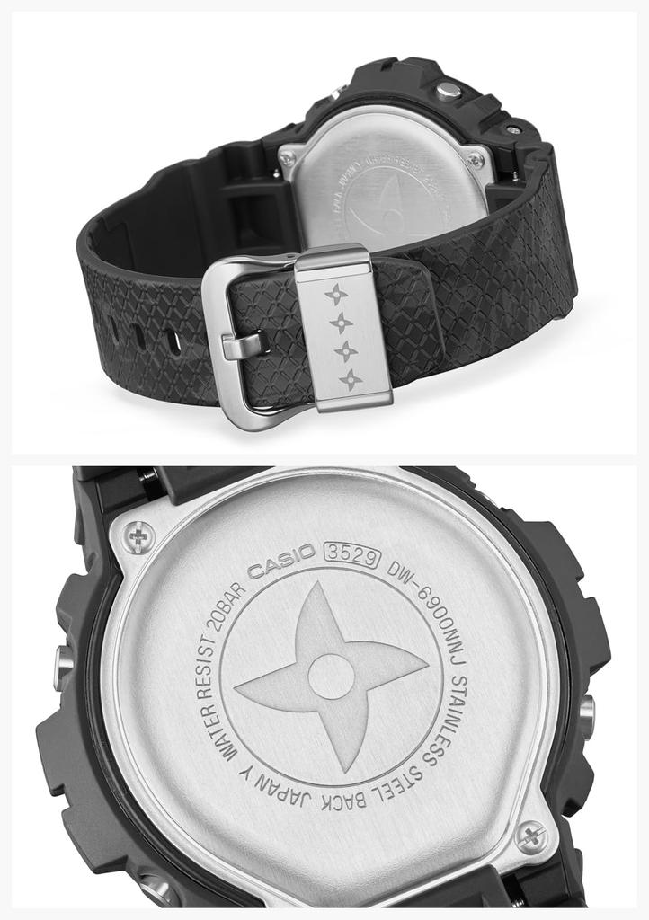 Casio G-Shock NINJA DW-6900NNJ-1JR Herrenuhr, Schwarz, Hergestellt in Japan, Authentisches Japanisches Produkt