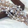 1String, Multicolor Natural Freshwater Pearls, Handmade Baroque Pearl Beads for Jewelry Making DIY Crafts (Beads 5-6mm, Length 36cm)