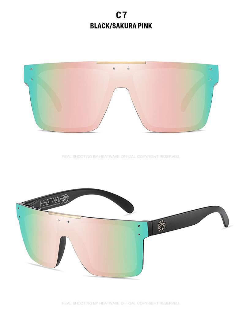 Colorful Polarized Unisex Cycling & Skiing Sunglasses - Large Frame