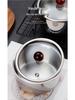 304 Stainless Steel Double-Layer Steamed Egg & Soup Bowl with Lid - Heat Resistant Cooking Pot for Home Use