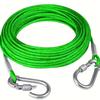 Stainless Steel Wire Rope Dog Leash - Anti-Bite, Durable, Outdoor Tent/Clothesline Use.