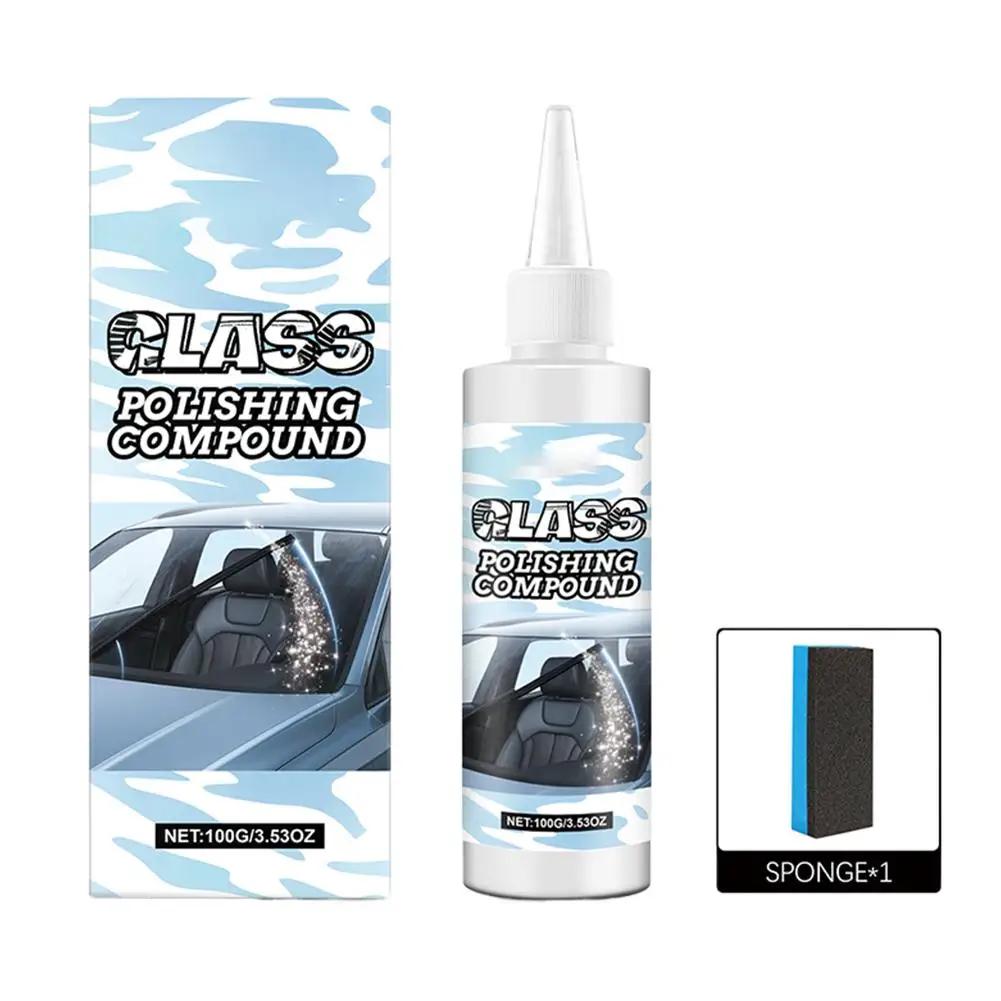 Паста для полировки автомобильного стекла Покрытие пленкой для автомобильного стекла Очистка Очищающее масло Паста для лобового стекла автомобиля Масло для удаления масляной пленки Прозрачная Дезактивация P2T2 Paint Cleaner