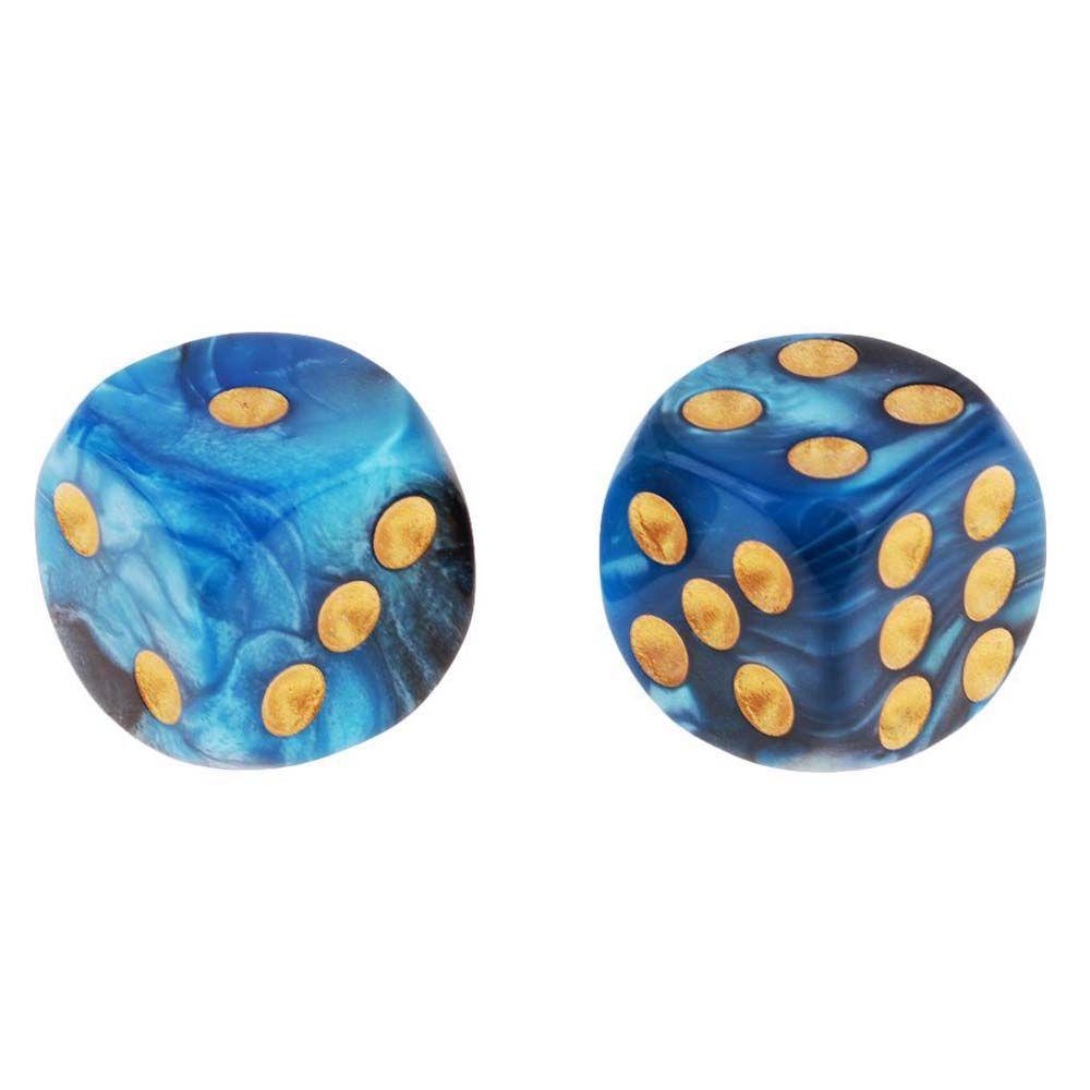 Acrylic Dice Desktop Game Playing Games Square Point Dice 6 Sided Dice Round Edges Dice D6 Dice