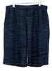 One Colors Men's Plus Size Shorts, Lightweight Slub Summer Knit, Stretch Elastic Waist, Navy (Size 3L) (71)