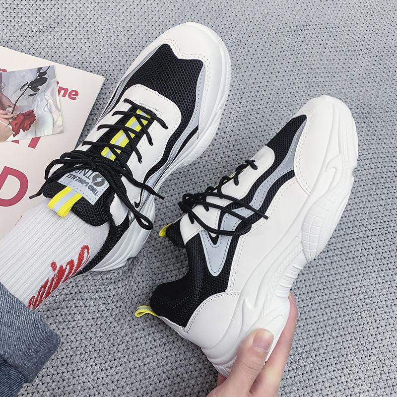 Мода Весна и Осень Женская Мода Повседневная Обувь Круглый Носок Шнуровка Женские — фото 4