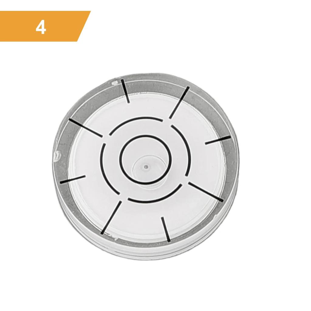 1/5pcs 32mm Bubble Level Precision Highly Translucent Small Level For Spirit Bubble Degree Mark Circular Measuring Meter
