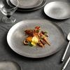 Nordic American Retro Stainless Steel Dinner Plate