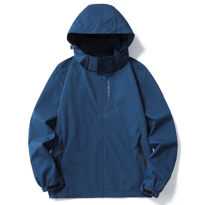 Jacket Men's Spring, Autumn and Summer Outdoor Jacket Men's Hiking Jacket Pure Simple Windbreaker