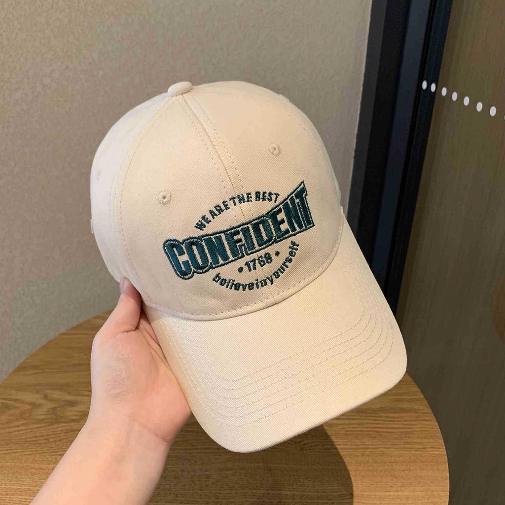 Fashion Hat Big Head Circumference Baseball Cap Female American Retro Face Small Versatile Embroidered Cap Male Summer Sunshade Sunscreen Tide