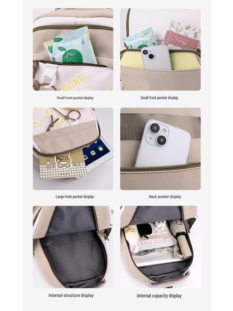2025 Lightweight College-Style Backpack with Large Capacity for Students