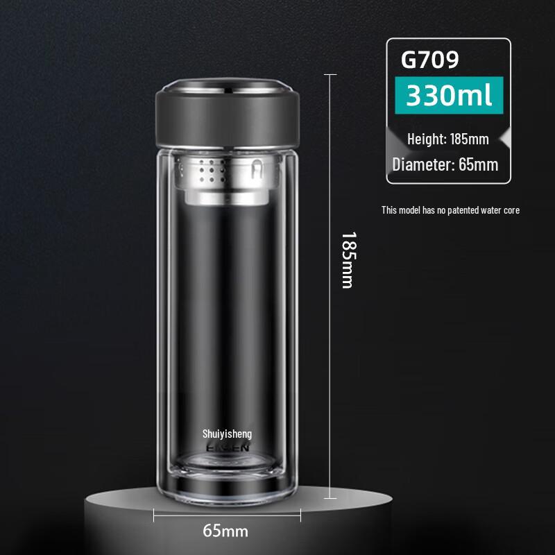 Shuiyisheng Double-layer Borosilicate Glass Tea Cup