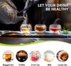 Iron Teapot, No Enamel, Iron Supplement, Teapot with Strainer, Induction Cooking, Direct Heat, Stylish, Gold Maple Leaf Design, 800ml