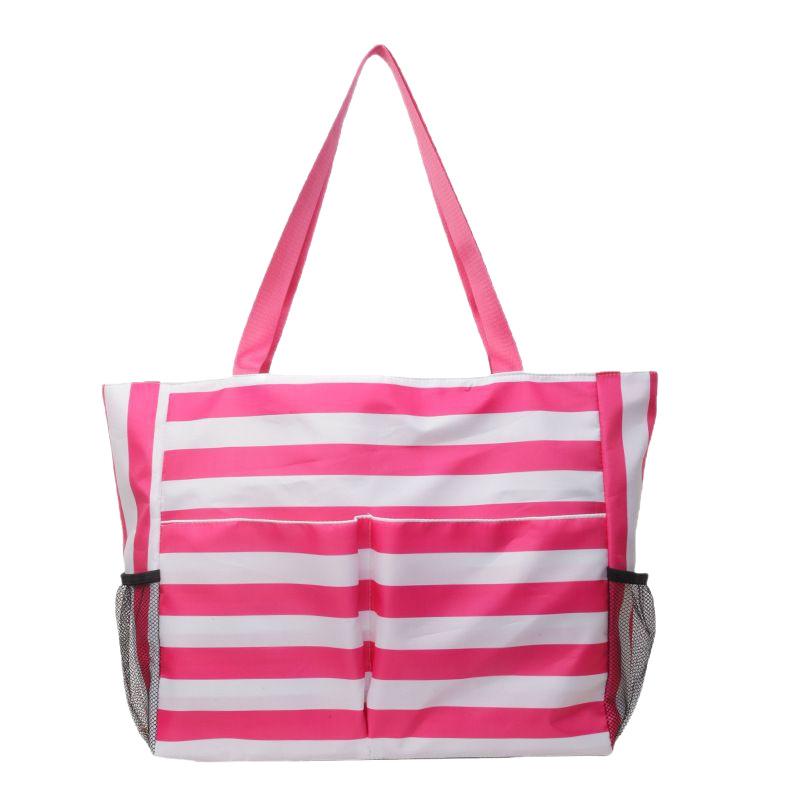 Übergroße Strandtasche Wasserdicht und Sanddicht Damen Strandhandtasche mit Reißverschluss und Feuchtfach, Geeignet für Schwimmbad, Fitnessstudio, Lebensmittelgeschäft, Reisen