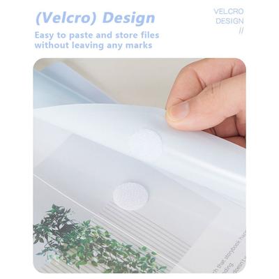 New Loose Leaf A4 File Folder Detachable Transparent Data Book Students Stationery Exam Paper Storage Bag Back To School Gift