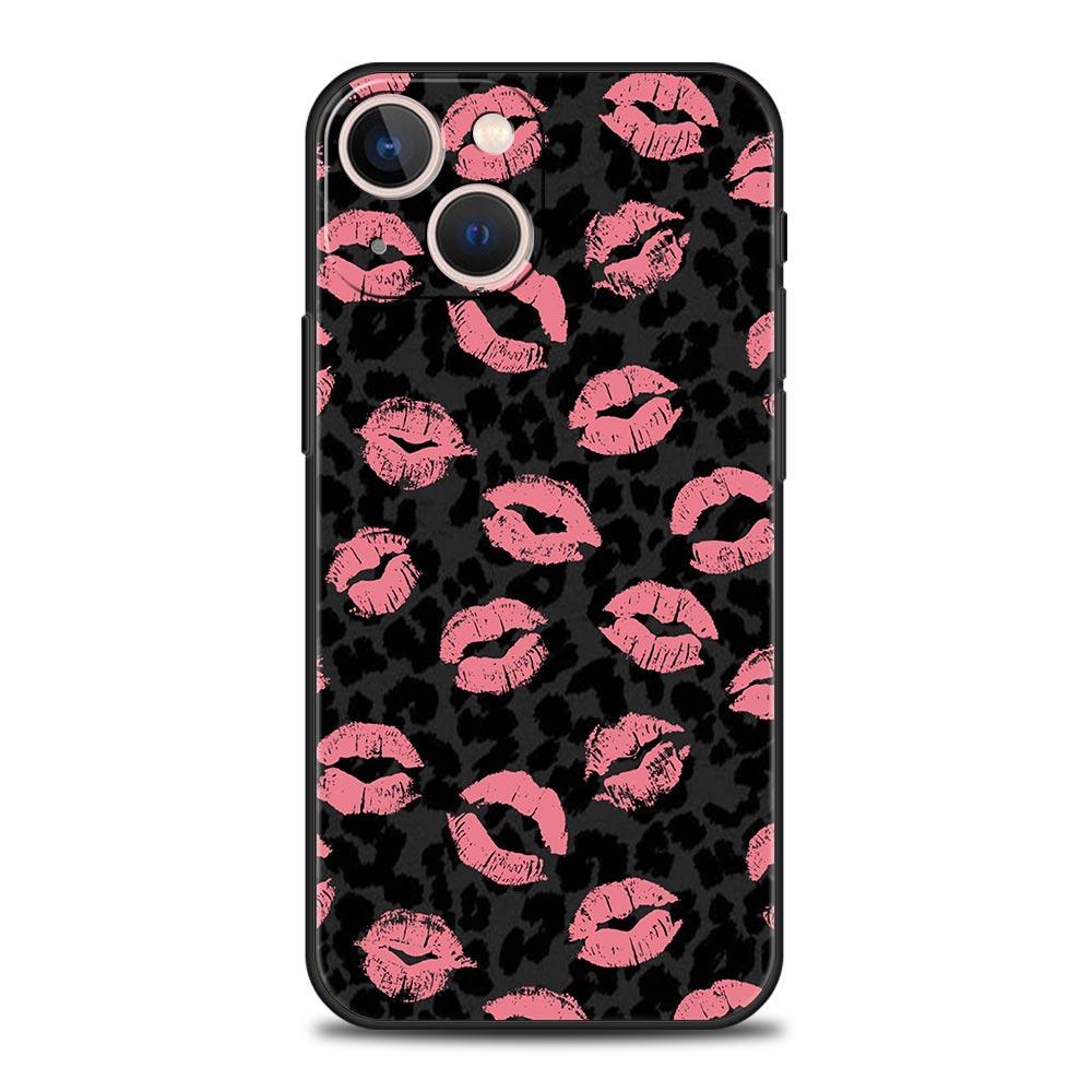 Modny tygrysi leopardzi wzór kwiatowy na iPhone 11 12 13 15 14 Pro Max etui na telefon X XR XS 7 8 Plus SE 2020 luksusowy pokrowiec Funda