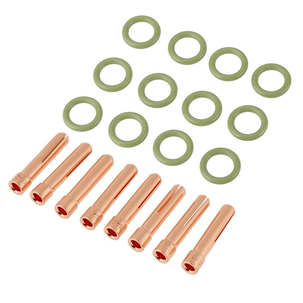 49pcs set Gas Lens Alumina Nozzles Cups Collets Accessory Kit for Welding Torch