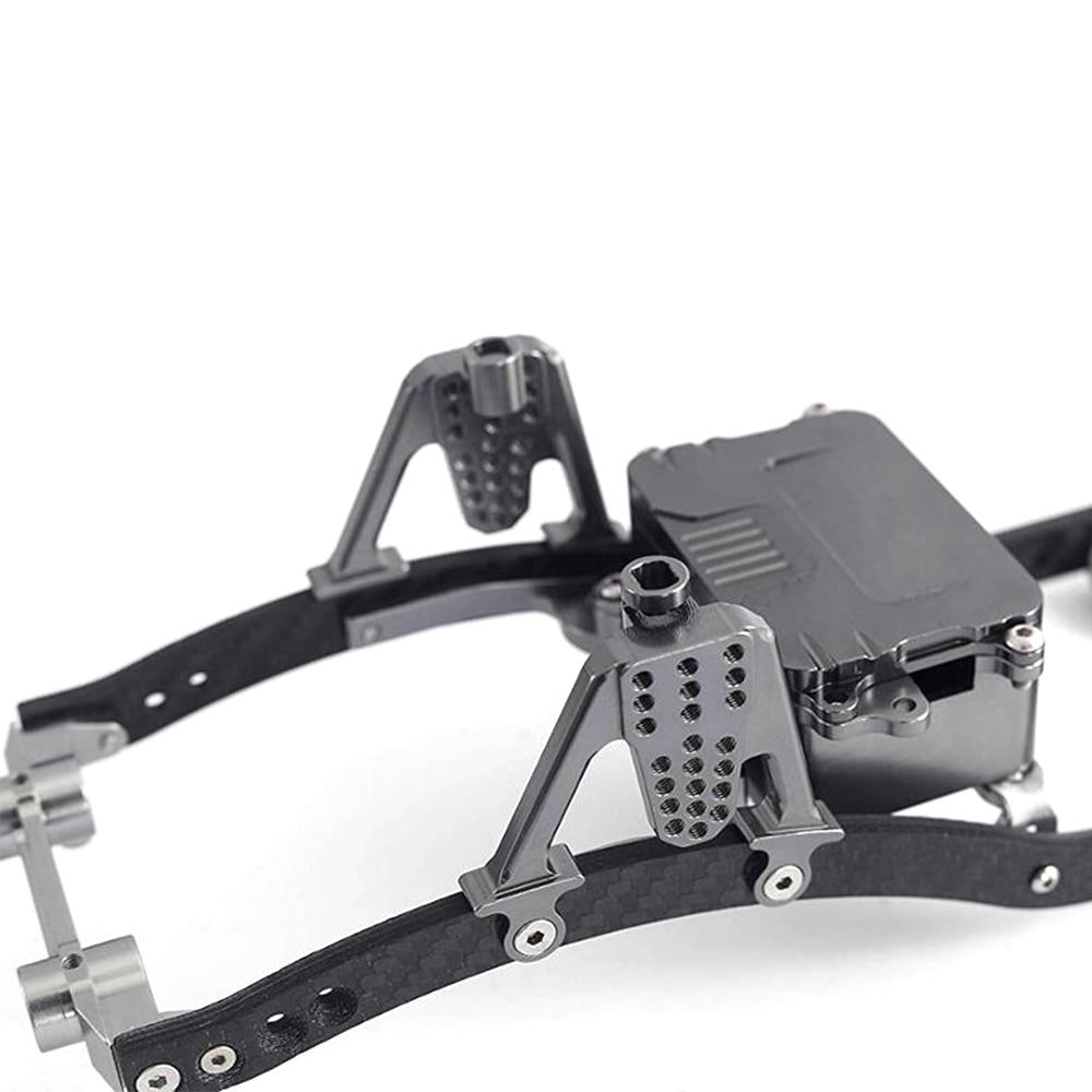 Cadru metalic din fibră de carbon RC Beam Piese pentru cadru auto pentru 1:10 Axial SCX10 D90 Rock Crawler